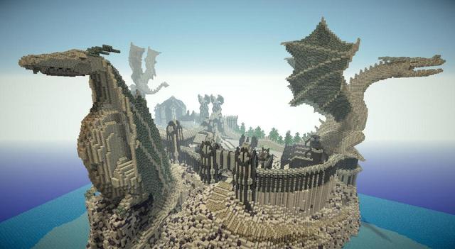 Minecraft: How to build a Dragonstone Castle - Game of Thrones